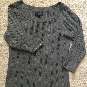 Lightweight Grey American Eagle Sweater